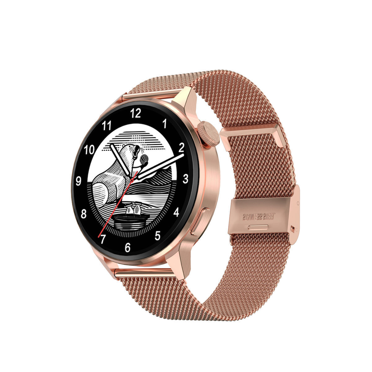 ISP LikeSmart Fantastic FiT Aluminium Smartwatch with Heart Rate Monitor (Gold) vista 2