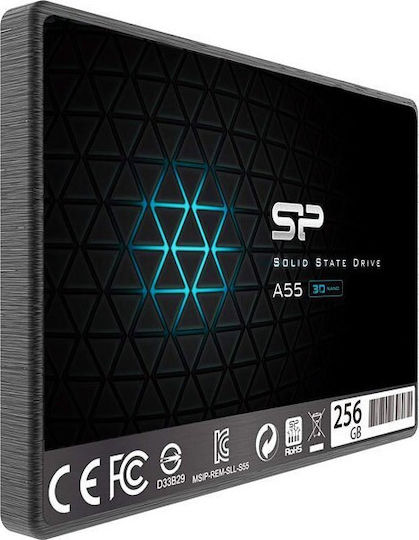 Silicon Power Ace A55 SSD 256GB Type 2.5'' with SATA III Connection SP256GBSS3A55S25 view 2