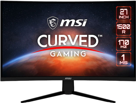 MSI G273CQ VA HDR Curved Gaming Monitor 27" QHD 2560x1440 170Hz with Response Time 1ms GTG