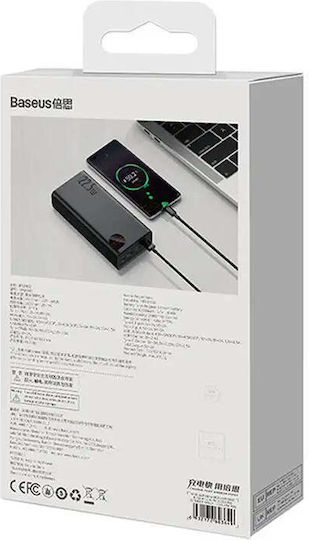Baseus Adaman Power Bank 40000mAh 22.5W with 3 USB-A Ports and USB-C Port Black view 8