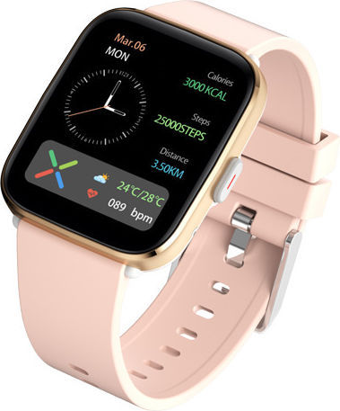 Radiant RAS10602 Smartwatch with Heart Rate Monitor (Rose Gold) view 4