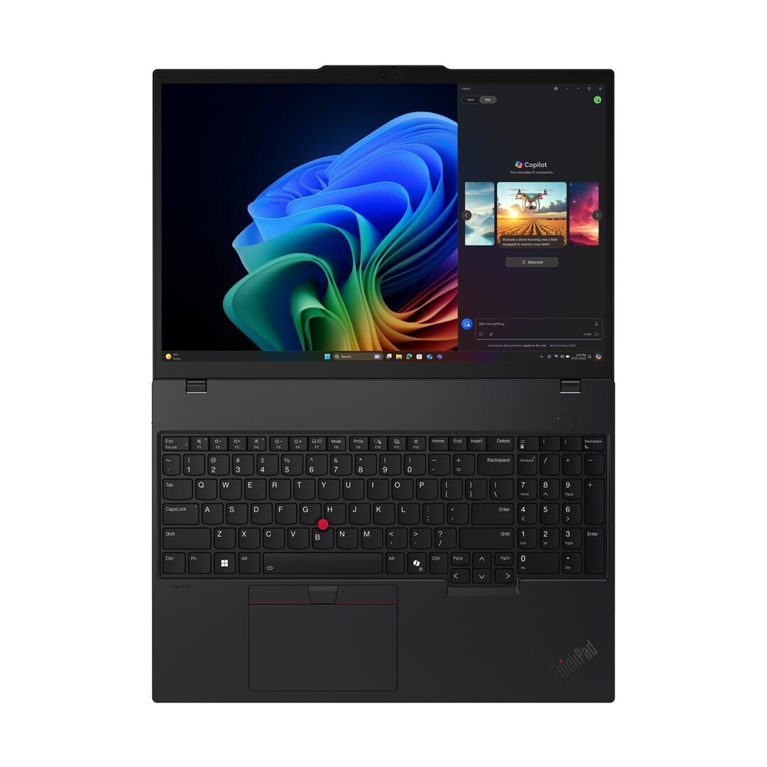 Lenovo ThinkPad T16 Gen 4 (AMD) 16" IPS FHD+ (Ryzen AI PRO 300 Series-350/32GB/1TB SSD/W11 Pro) Thunder Black (US Keyboard) view 5