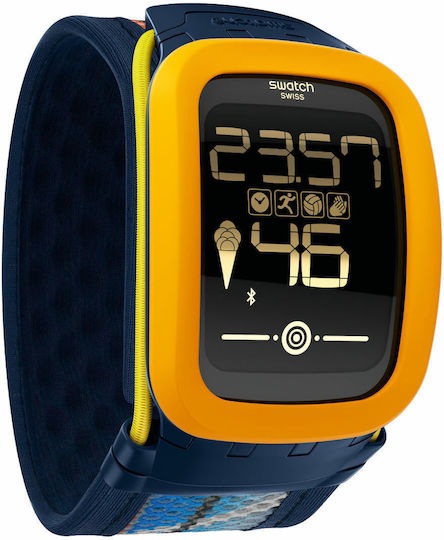 Swatch Touch Zero 1 Sunzero (Large) Smartwatch (Multicolour) view 3