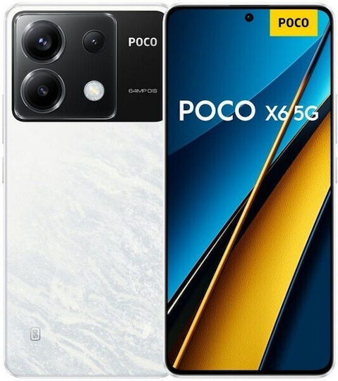 Xiaomi Poco X6 5G Dual SIM (12GB/256GB) White view 1