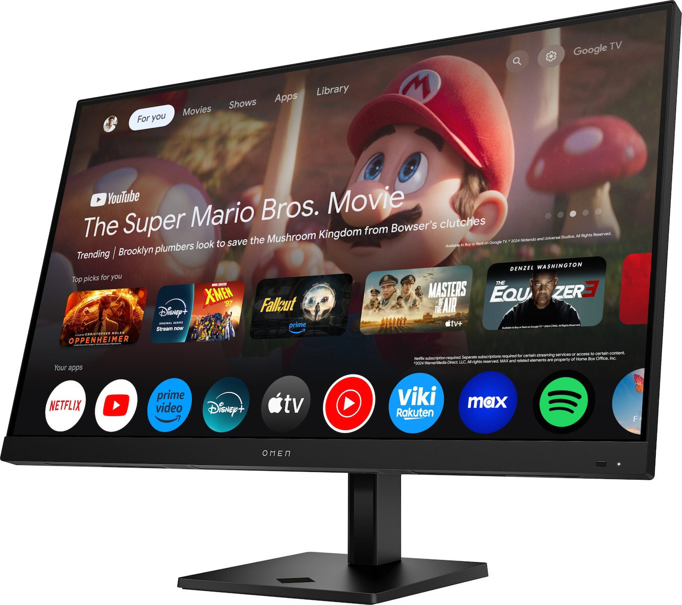 HP OMEN 32x Monitor 31.5" 4K 3840x2160 view 2