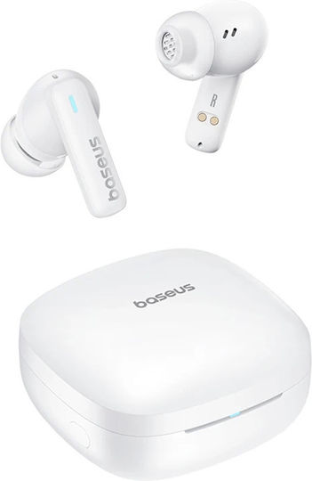 Baseus Bowie E19 In-ear Bluetooth Handsfree Earphones with Sweat Resistance and Charging Case White view 1