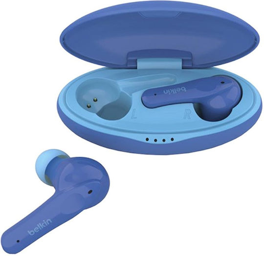 Belkin Soundform Nano In-ear Bluetooth Handsfree Earphones with Sweat Resistance and Charging Case Blue view 2