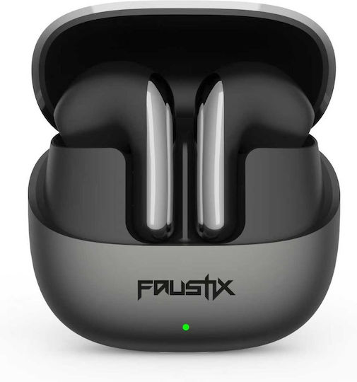 Faustix FSTXGo In-ear Bluetooth Handsfree Earphones with Charging Case Black view 1