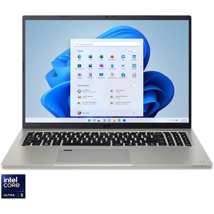 Acer Aspire Vero 16 AV16-51P 15.6" IPS FHD (Ultra 5-225H/16GB/1TB SSD/W11 Home) (International English Keyboard) view 1