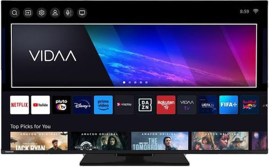 Toshiba Smart Television 50" 4K UHD QLED 50QV3463DG HDR (2024)