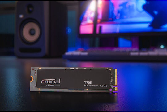 Crucial T705 SSD 1TB M.2 Type with PCI Express 5.0 Connection PS5 Compatible CT1000T705SSD3 vista 5