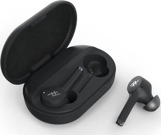 iFrogz Airtime Pro In-ear Bluetooth Handsfree Earphones with Sweat Resistance and Charging Case Black