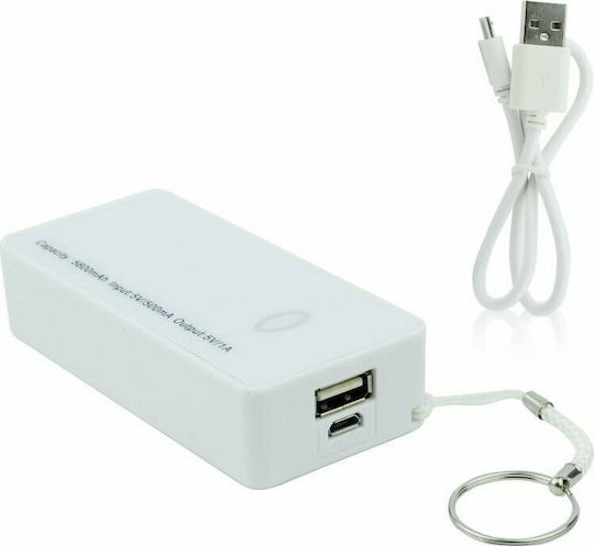 Blun ST-508 Power Bank 5600mAh with USB-A Port White view 4
