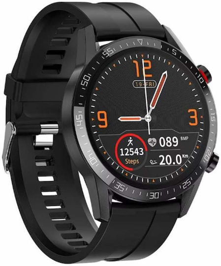 L13 Smartwatch with Heart Rate Monitor (Black)
