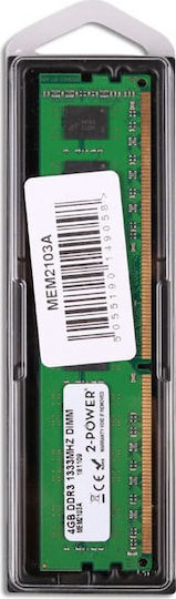 2 Power DDR3 with Module 1x4GB and Speed 1333 for Desktop MEM2103A görünüm 2