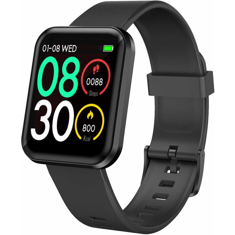 Lenovo E1 PRO Smartwatch with Heart Rate Monitor (Black) view 2