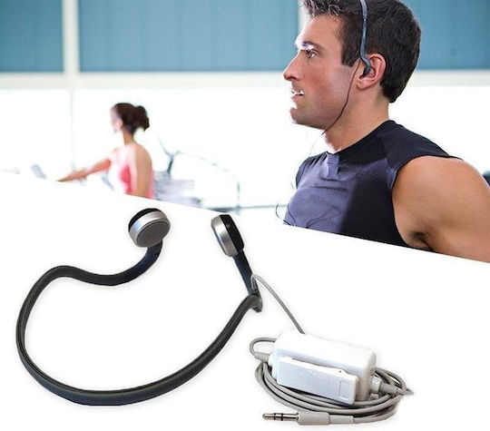 Grundig Bone Conduction Bluetooth Handsfree Earphones with Sweat Resistance Gray view 3