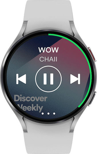 Samsung Galaxy Watch4 Aluminium 44mm Waterproof with Heart Rate Monitor (Silver) view 7