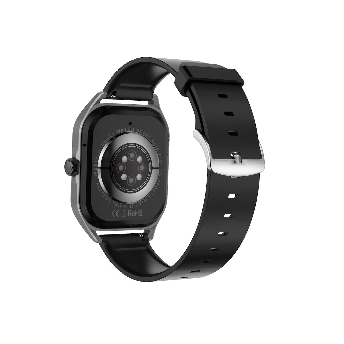 TrendFit Ultra Aluminium Smartwatch with Heart Rate Monitor (Black) view 4