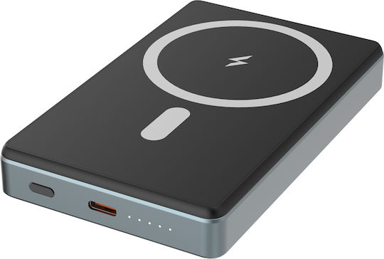 Powertech PT-1377 MagSafe Power Bank 10000mAh 20W Gray vue 3