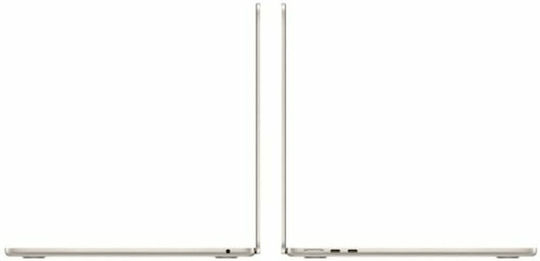 Apple MacBook Air 13" (2024) 13.6" Retina Display (M3-8-core/16GB/256GB SSD) Starlight (ES Keyboard) vue 3
