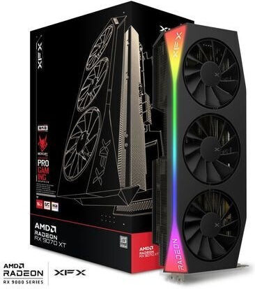 XFX Radeon RX 9070 XT 16GB GDDR6 Mercury OC Gaming Edition Graphics Card