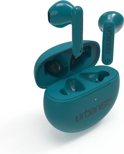 Urbanista Austin Earbud Bluetooth Handsfree Earphones with Sweat Resistance and Charging Case Lake Green