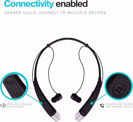 MyMe Arch 2 In-ear Bluetooth Handsfree Earphones with Sweat Resistance Black vue 5