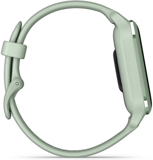 Garmin Venu Sq 2 Aluminium 40mm Waterproof Smartwatch with Heart Rate Monitor (Metallic Mint Aluminium Bezel with Cool Mint Case and Silicone Band) view 5