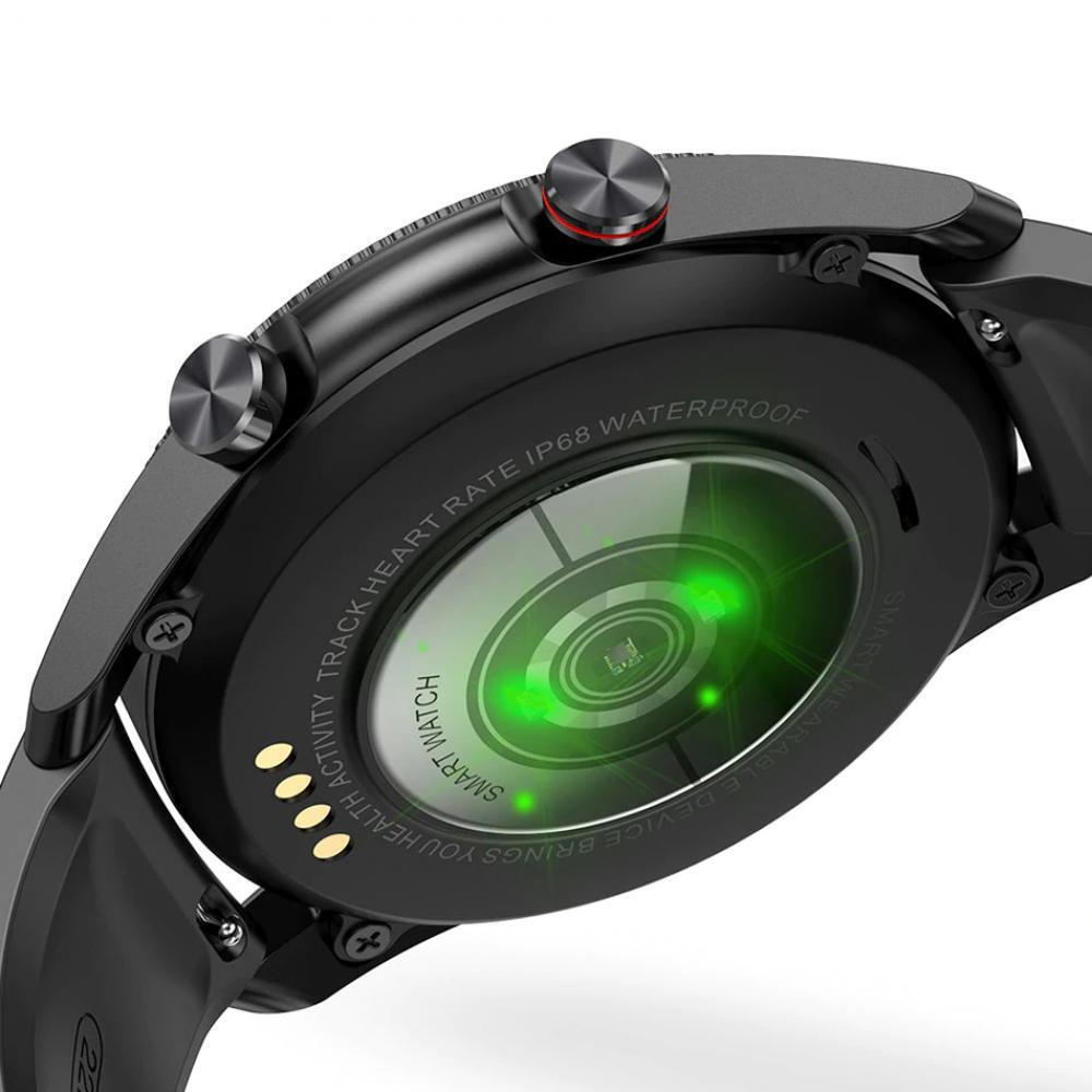 Kingwear L19 Smartwatch with Heart Rate Monitor Black view 3