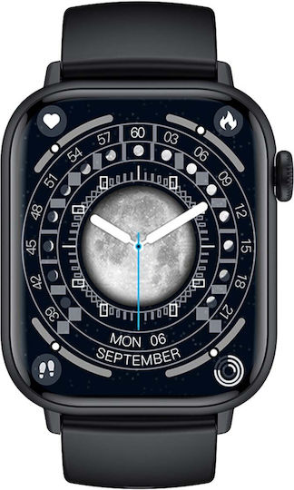 Kiano Active 2 Smartwatch with Heart Rate Monitor (Black) vista 3