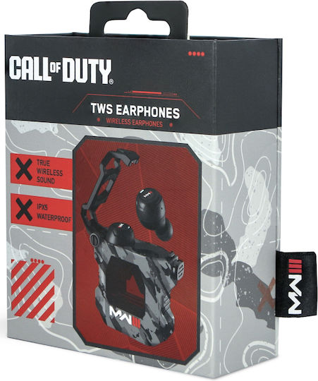 OTL 4G MW3 In-ear Bluetooth Handsfree Earphones with Charging Case Black Camo view 5