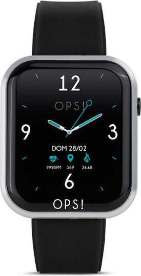 OPS! Objects Call 38mm Smartwatch with Heart Rate Monitor (Black)