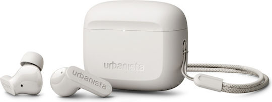 Urbanista Palo Alto In-ear Bluetooth Handsfree Earphones with Sweat Resistance and Charging Case Cloud White view 4