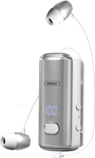 Andowl Q-EH880 In-ear Bluetooth Handsfree Earphones Gray view 1