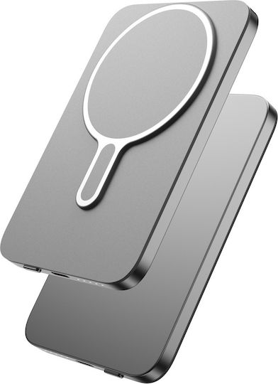 Voltres MagSafe Power Bank 5000mAh 20W with USB-C Port Silver view 8