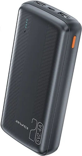 Awei Power Bank 20000mAh Black view 3