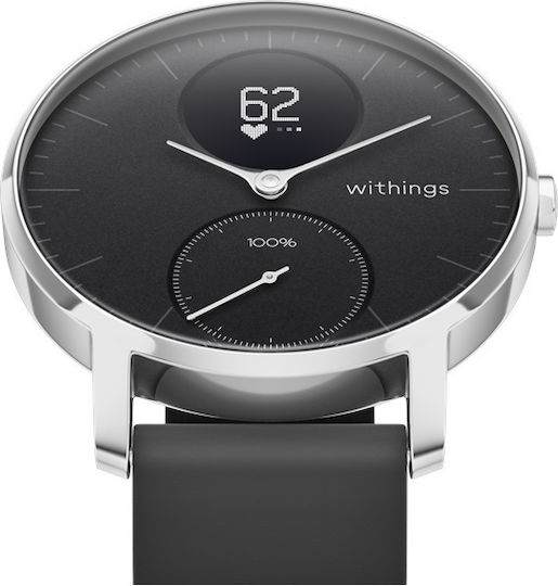 Withings Activité Steel HR Waterproof Smartwatch with Heart Rate Monitor (Black) vue 2