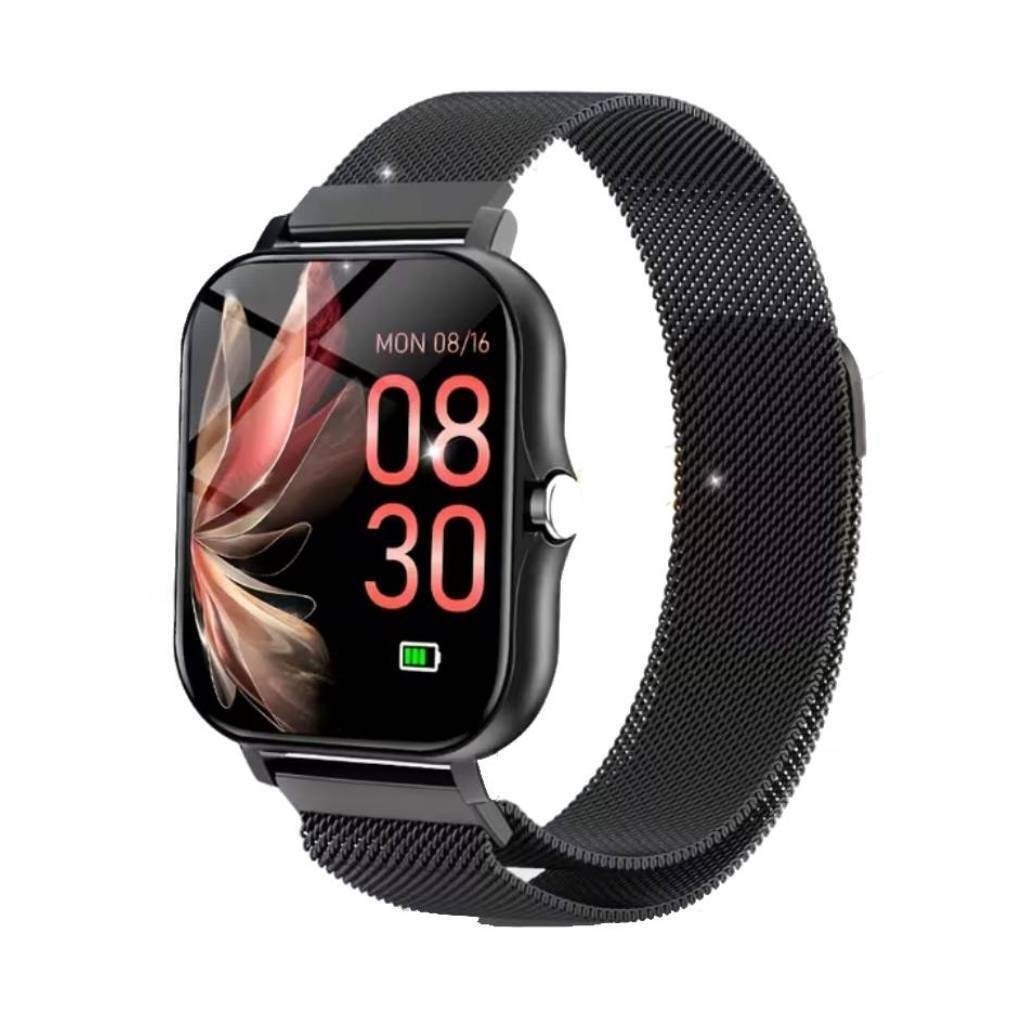 Oem Smartwatch Touch Screen 1.83" Perforated Strap Black view 1