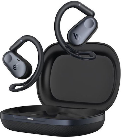 Edifier Comfo Flex Open Ear Bluetooth Handsfree Earphones with Sweat Resistance and Charging Case Black view 1