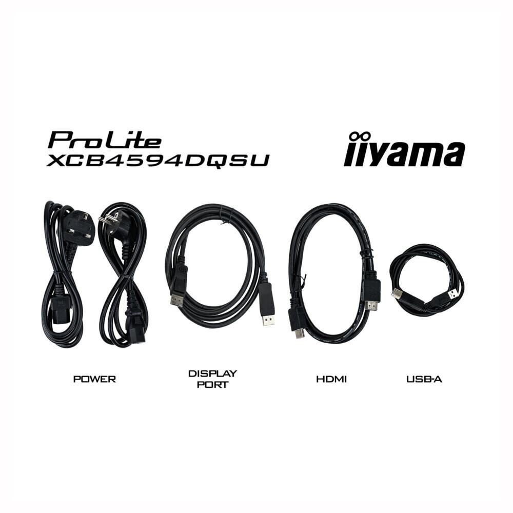 Iiyama XCB4594DQSU-B1 Ultrawide VA HDR Curved Monitor 44.5" 5120x1440 with 2ms Response Time GTG view 6