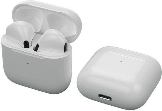 Foneng BL101 Earbud Bluetooth Handsfree Earphones with Charging Case White view 2