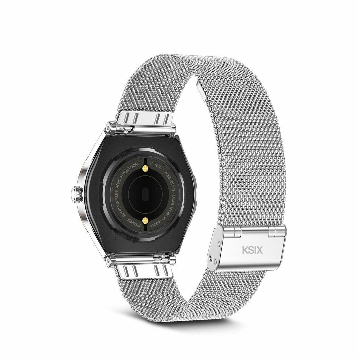 Ksix Lya Smartwatch with Heart Rate Monitor (Silver) view 6