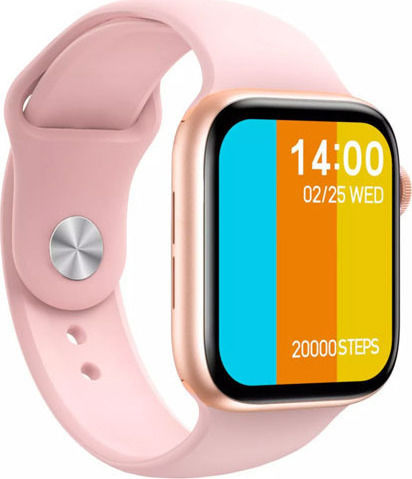 T800 Smartwatch with Heart Rate Monitor (Pink) view 3