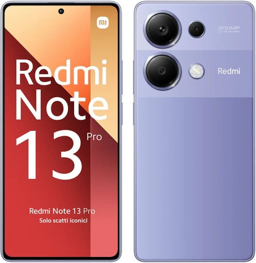 Xiaomi Redmi Note 13 Pro 4G NFC Dual SIM (8GB/256GB) Lavender view 2