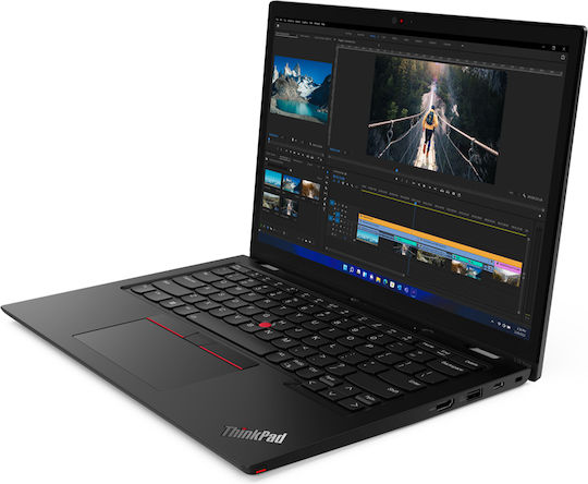 Lenovo ThinkPad L13 Yoga Gen 4 (Intel) 13.3" IPS FHD+ Touchscreen (i7-1355U/16GB/512GB SSD/W11 Pro) Thunder Black (US Keyboard) view 3