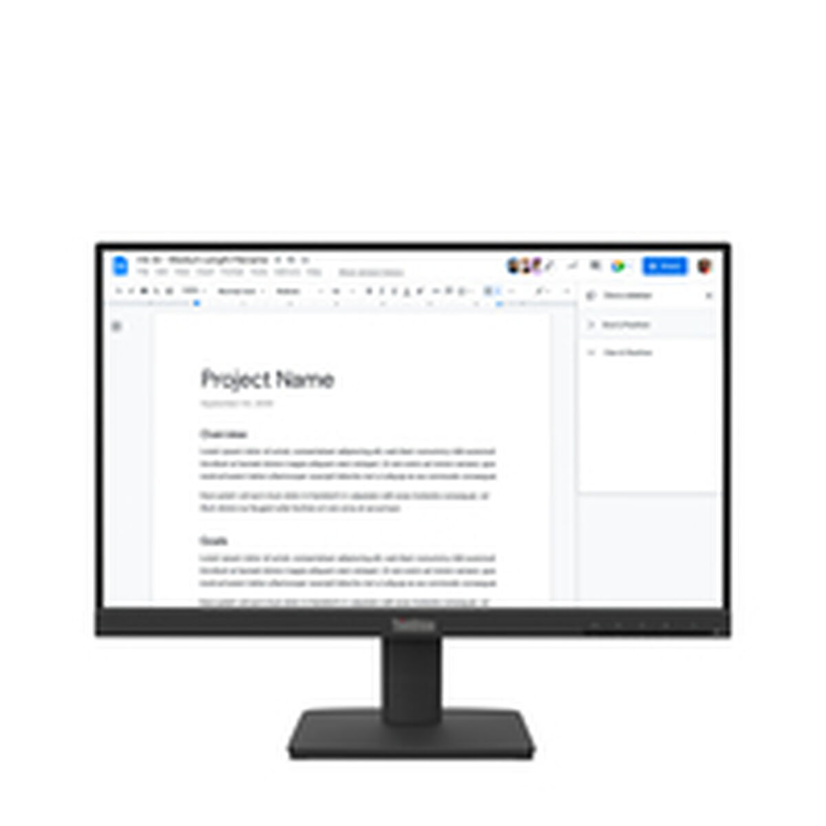 Lenovo ThinkVision S22-4e IPS Monitor 21.5" FHD 1920x1080 with Response Time 4ms GTG