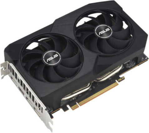 Asus Radeon RX 7600 8GB GDDR6 Dual Evo OC Graphics Card view 3