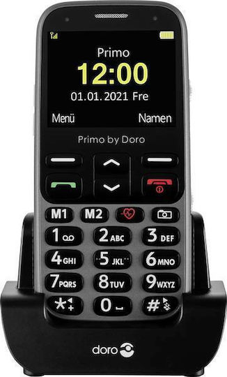 Doro Primo 368 Single SIM Mobile Mobile with Large Buttons Graphite view 7