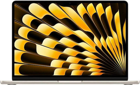 Apple MacBook Air 13" (2024) 13.6" Retina Display (M3-8-core/16GB/256GB SSD) Starlight (GR Keyboard) view 1